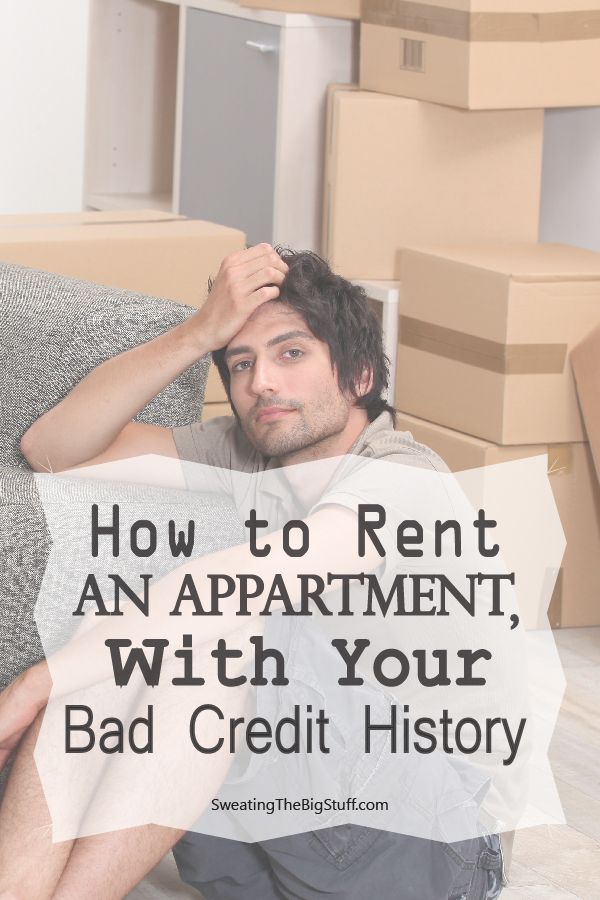 How to rent an apartment with a bad credit history